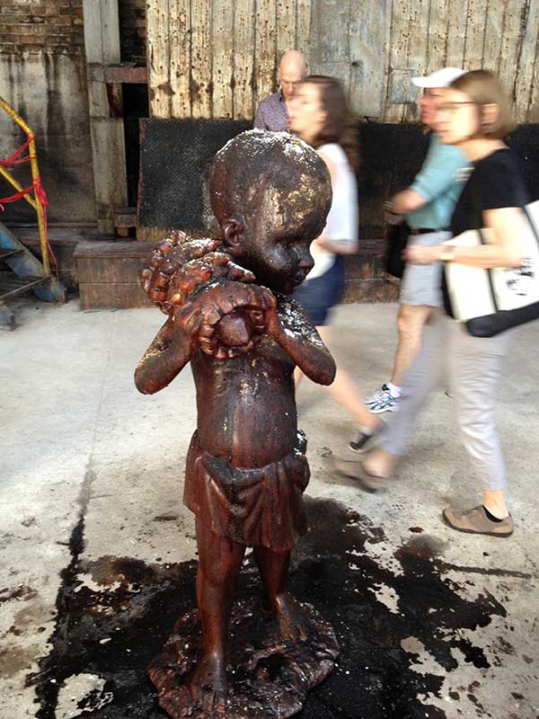 Kara Walker melting sugar sculptures