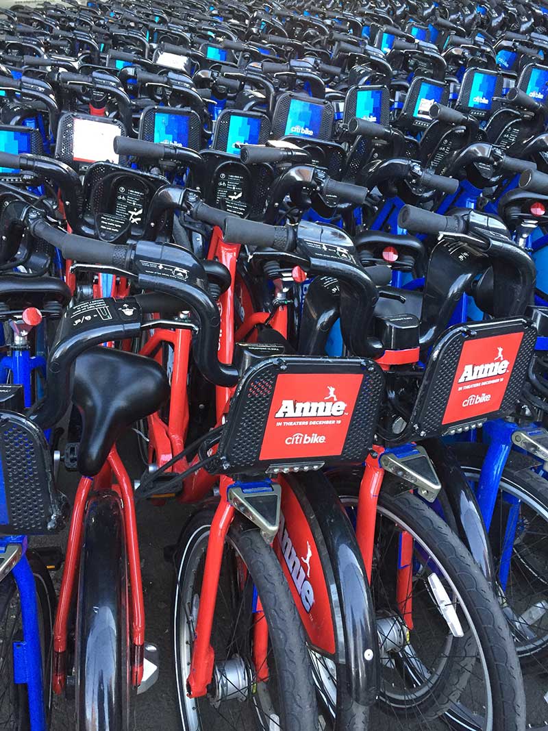 citibike with Annie logo