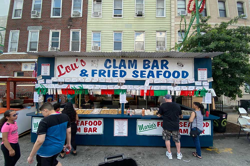 Feast of our Lady of Mount carmel -- clam shack