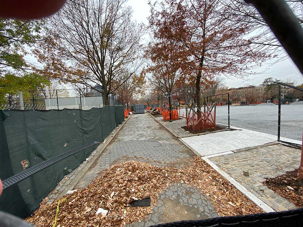 Maria Hernandez park is being renovated to have astro turf