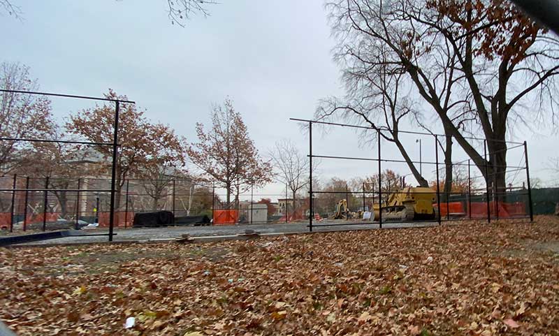 Maria Hernandez park is being renovated to have astro turf
