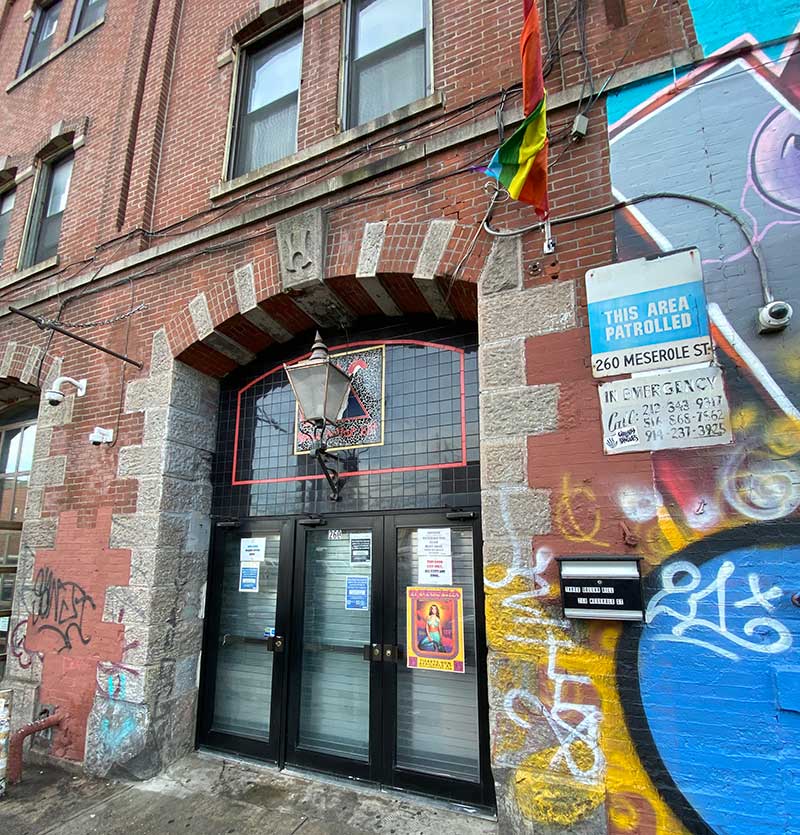 3 Dollar Bill on Meserole Street in East Williamsburg is an LGBTQ+ club and performance venue that also is hosting a queer art winterfest