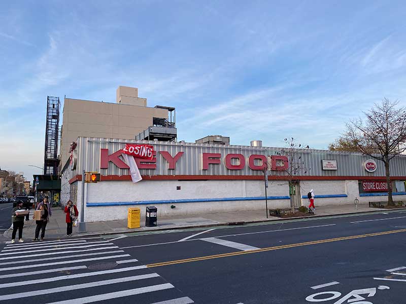 Key Foods on Grand Street has a large lot set to be redeveloped