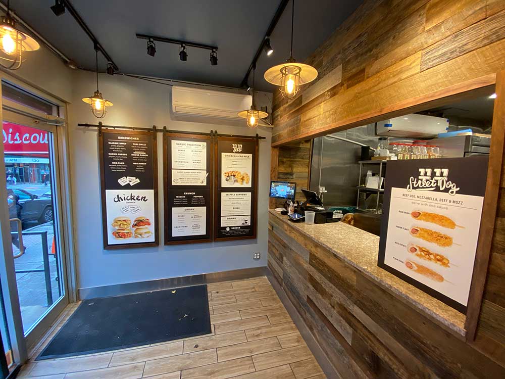 the interior of kuk chicken