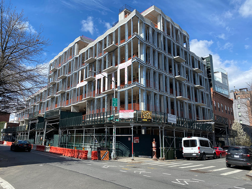 296 Wyeth on the Williamsburg Waterfront is under construction
