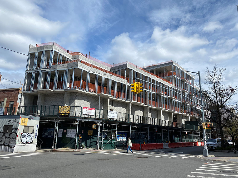 296 Wyeth on the Williamsburg Waterfront is under construction