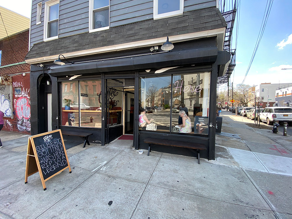 Here cafe opened on Devoe and Bushwick Avenue