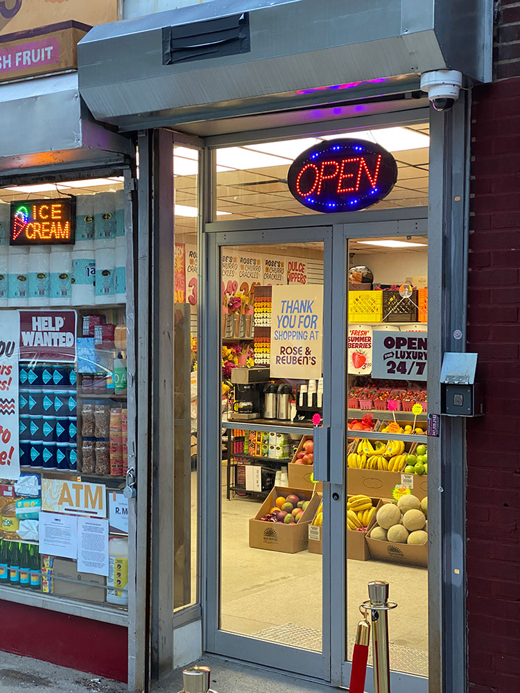 haagen-dazs ice cream has a fake bodega set up at 71 moore street in east williamsburg for 4-20