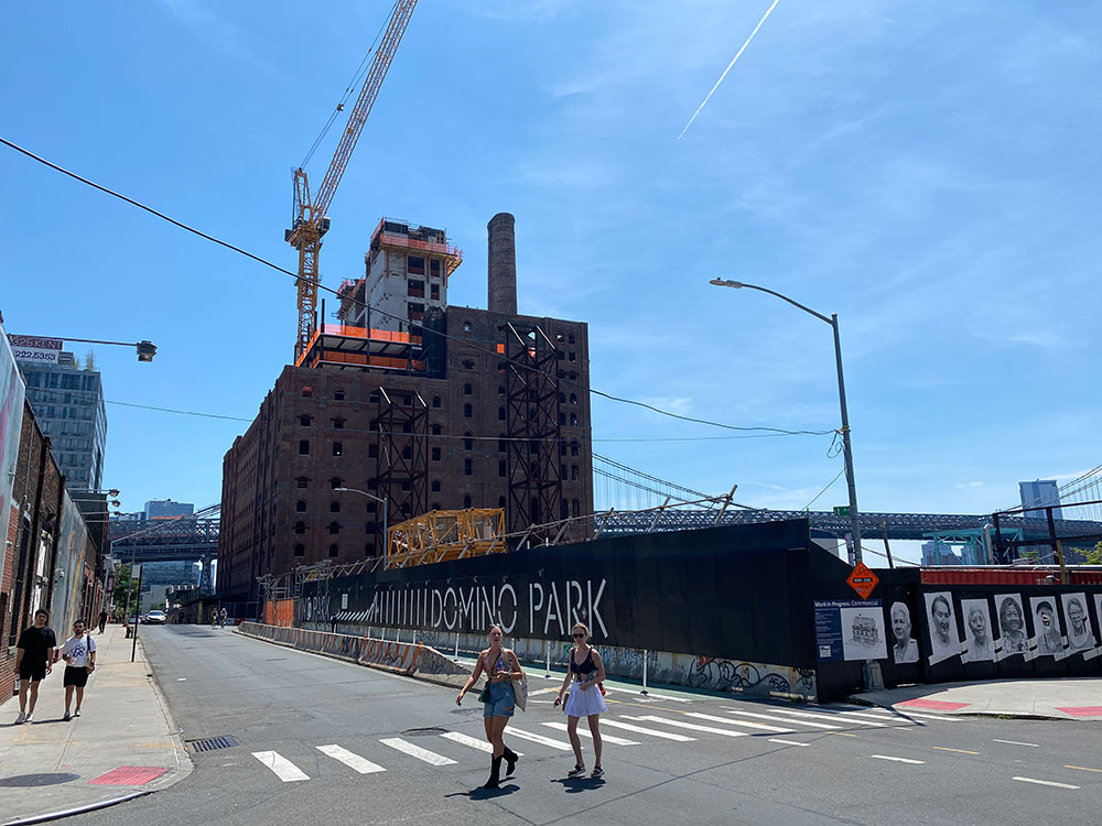 Domino Sugar Factory Development on original factory buiolding