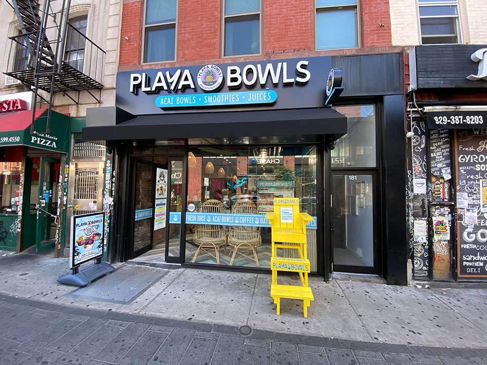 Playa Bowls opened its latest store on Bedford Ave