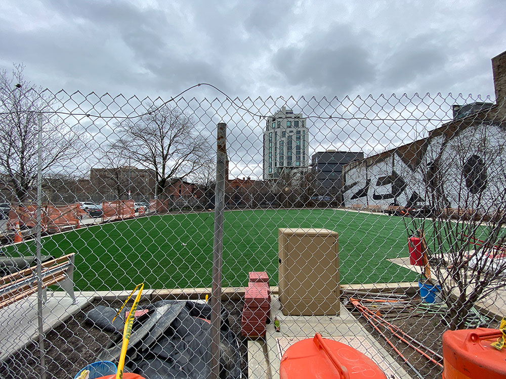 Marcy Green Park in Brooklyn