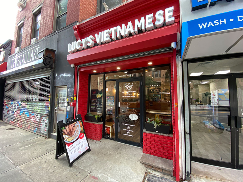 Lucy's Vietnamese restaurant on Grand Street