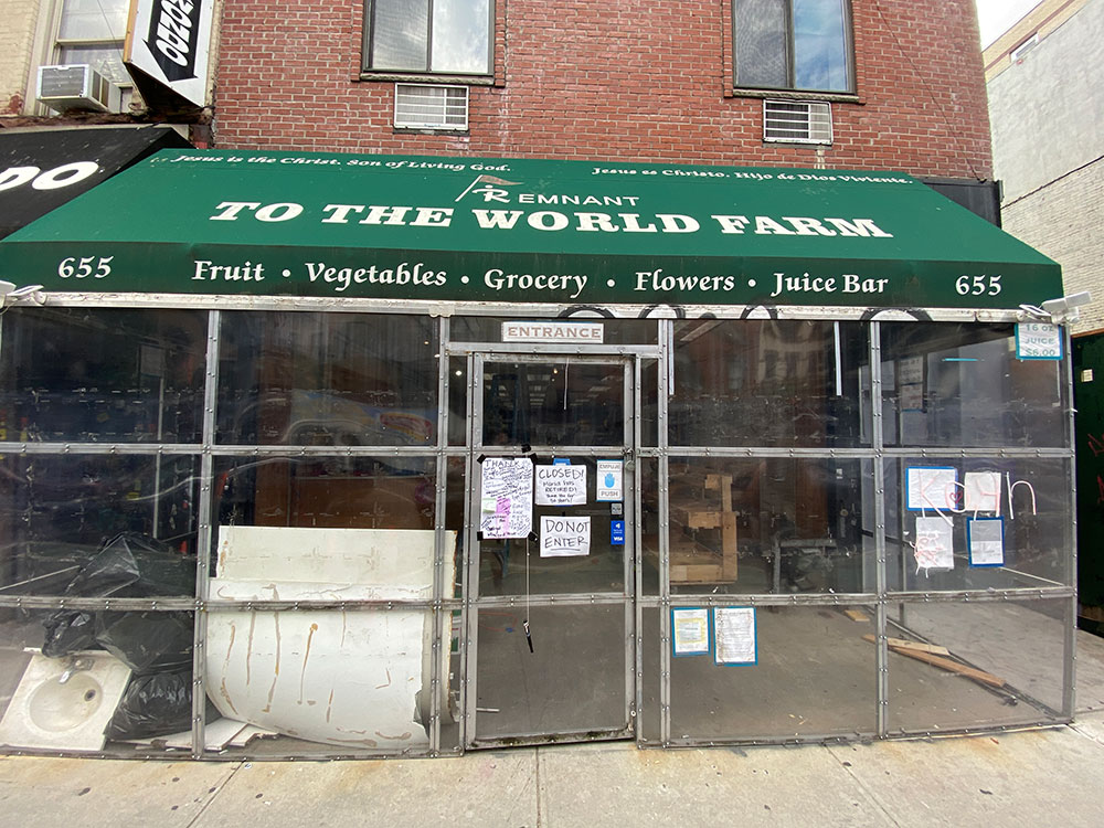 To The World Farm on Grand Ave once offered a variety of inexpensive fruits and vegetables but has closed