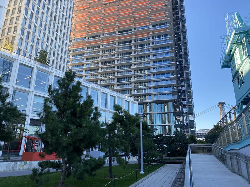 280 Kent rising at the Domino development in Williamsburg Brooklyn