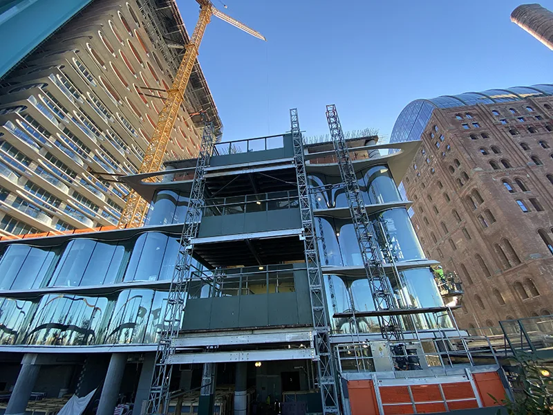 280 Kent rising at the Domino development in Williamsburg Brooklyn