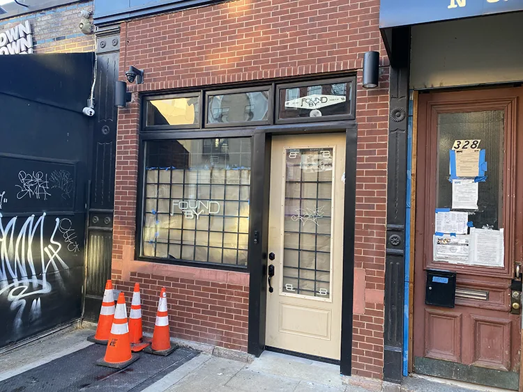 Found By vintage storefront coming to Graham Avenue